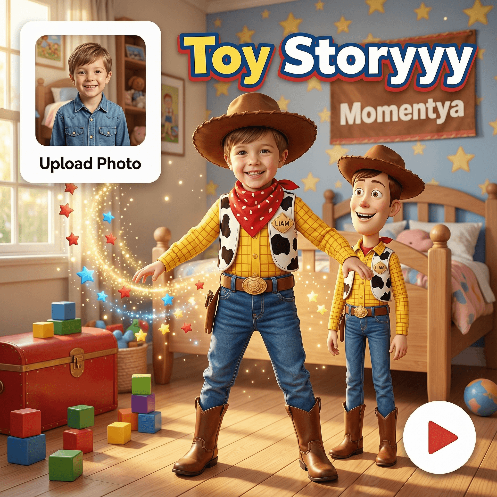 Toy Story Friendship Adventure personalized video theme preview